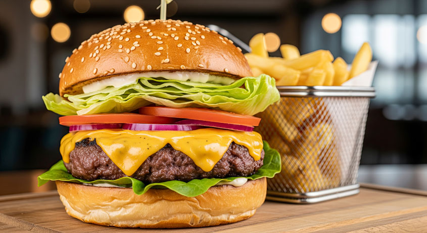 Burgers and Chips